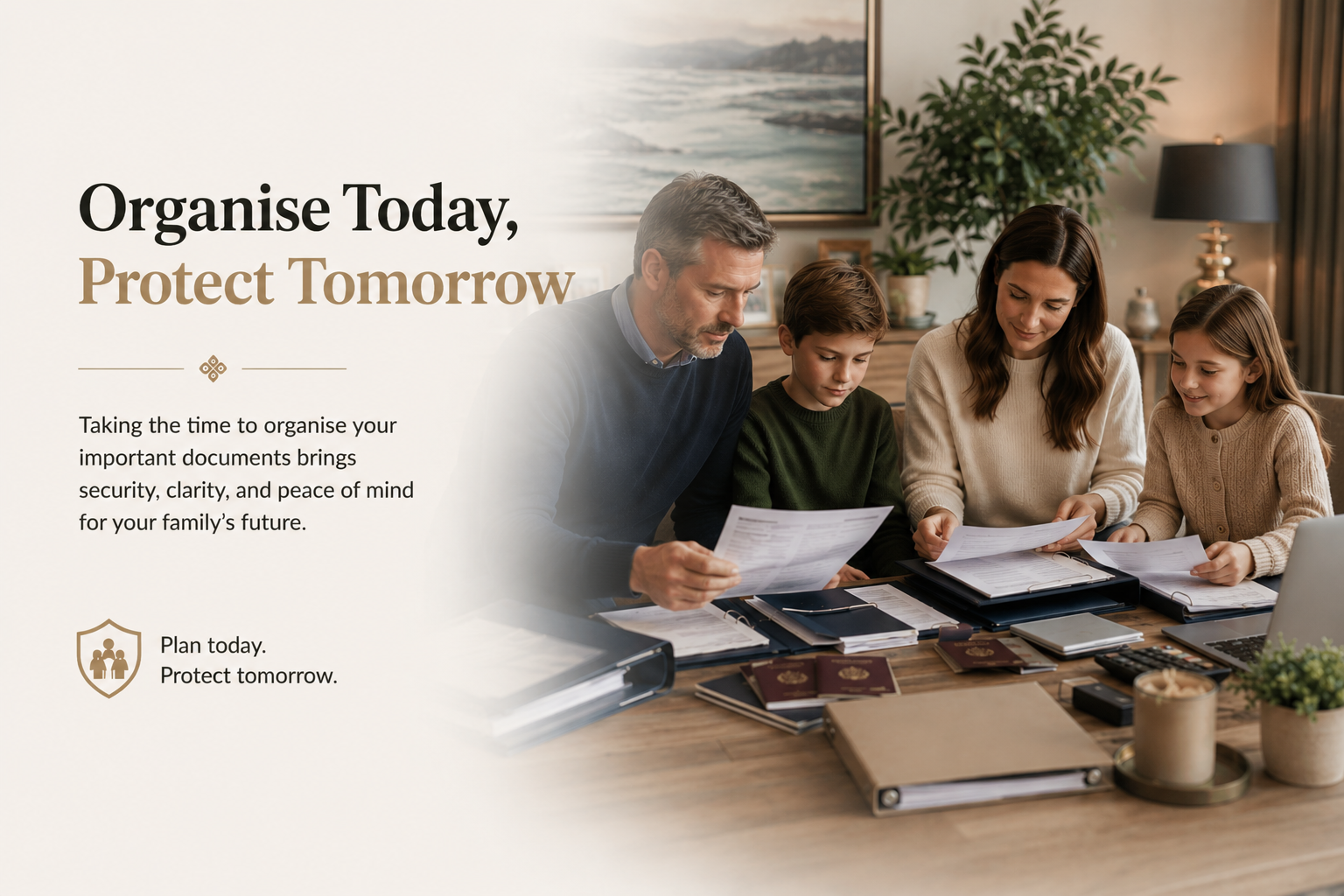 Why Organising Your Important Documents Can Save Your Family Stress